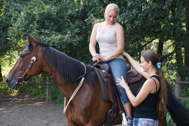 Reitstunde Katrin